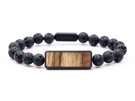 Lava Bead Burl Wood Bracelet - Beatrice (Wood Burl, 654953) Cheap