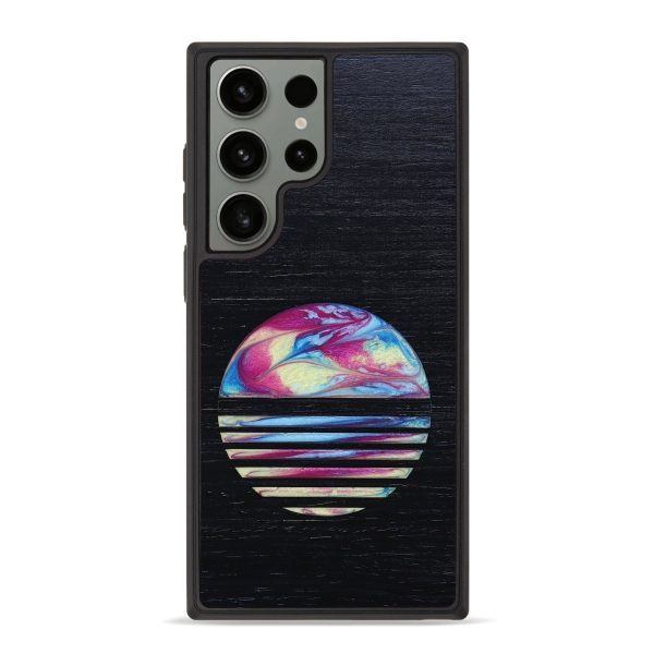 Galaxy S23 Ultra Wood+Resin Phone Case - Cindy (Retro, 654412) Fashion