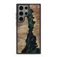 Galaxy S23 Ultra Wood+Resin Phone Case - Sandy (Green, 654300) For Discount