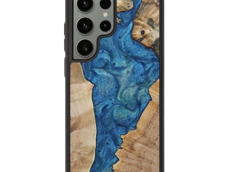 Galaxy S23 Ultra Wood+Resin Phone Case - Rick (Mosaic, 654106) Cheap