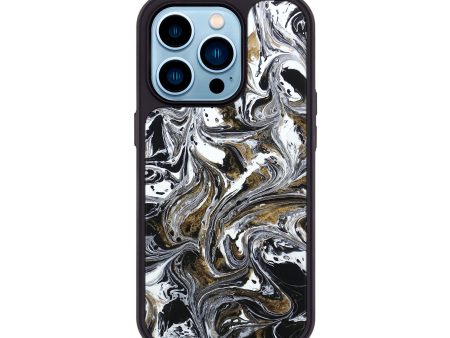 iPhone 14 Pro ResinArt Phone Case - Dayanara (Black & White, 652259) Online