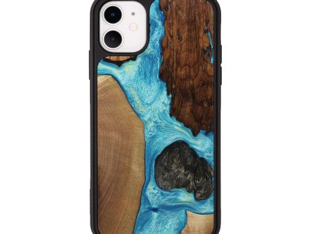 iPhone 11 Wood+Resin Phone Case - Jacquelyn (Mosaic, 653777) For Cheap