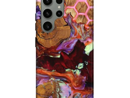 Galaxy S23 Ultra Wood+Resin Live Edge Phone Case - Ali (Pattern, 652808) Online Hot Sale