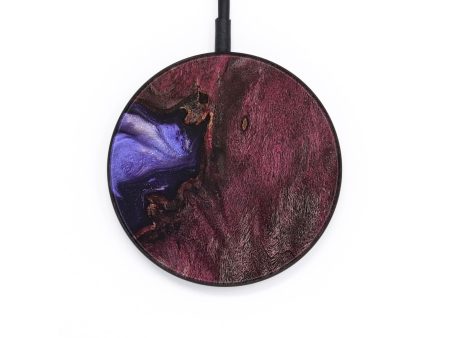 Circle Wood+Resin Wireless Charger - Tammy (Purple, 654428) Supply