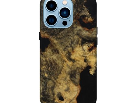 iPhone 14 Pro Burl Wood Live Edge Phone Case - Aurora (Wood Burl, 654482) Hot on Sale