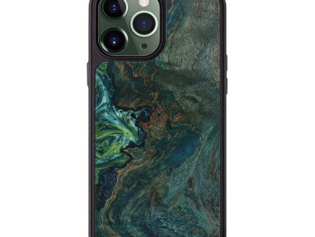 iPhone 13 Pro Max Wood+Resin Phone Case - Allen (Wood Burl, 651038) For Sale