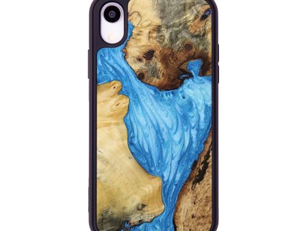 iPhone Xr Wood+Resin Phone Case - Addisyn (Mosaic, 649622) Sale