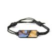 Classic Wood+Resin Bracelet - Ryder (Teal & Gold, 653897) Supply