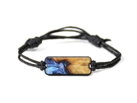 Classic Wood+Resin Bracelet - Vivian (Blue, 651549) Online Sale