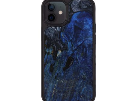 iPhone 12 Wood+Resin Phone Case - Bennett (Gunmetal, 653073) Supply