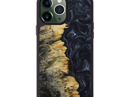 iPhone 13 Pro Max Wood+Resin Phone Case - Angelique (Gunmetal, 650946) Sale