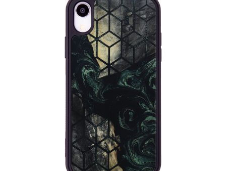 iPhone Xr Wood+Resin Phone Case - Addie (Pattern, 652424) Discount