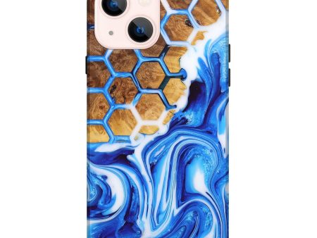 iPhone 14 Plus Wood+Resin Live Edge Phone Case - Caylee (Pattern, 651729) For Sale