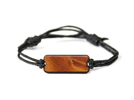 Classic Burl Wood Bracelet - Khadijah (Wood Burl, 650510) Sale