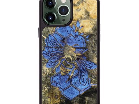 iPhone 13 Pro Max Wood+Resin Phone Case - Autumn (Pattern, 652700) Fashion