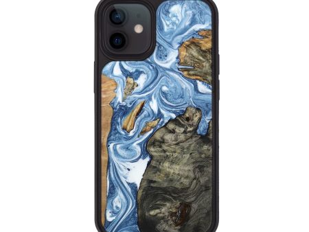 iPhone 12 Wood+Resin Phone Case - Alexia (Mosaic, 653942) Hot on Sale