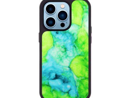 iPhone 14 Pro ResinArt Phone Case - Colleen (Green, 651769) on Sale