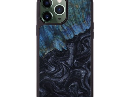 iPhone 13 Pro Max Wood+Resin Phone Case - Byron (Gunmetal, 650950) Cheap