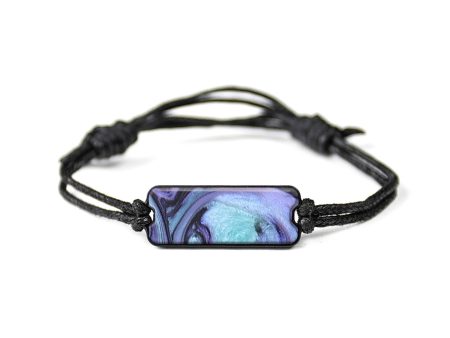 Classic Wood+Resin Bracelet - Trevon (Purple, 649347) Sale