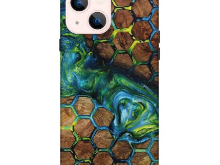 iPhone 14 Plus Wood+Resin Live Edge Phone Case - Hector (Pattern, 651740) Online