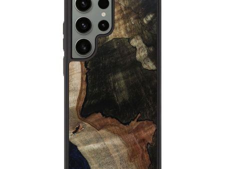 Galaxy S23 Ultra Wood+Resin Phone Case - Alexandra (Wood Burl, 651075) Fashion