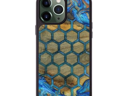 iPhone 13 Pro Max Wood+Resin Phone Case - Catherine (Pattern, 649408) Sale