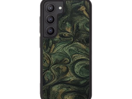 Galaxy S23 ResinArt Phone Case - Quentin (Green, 651707) Supply