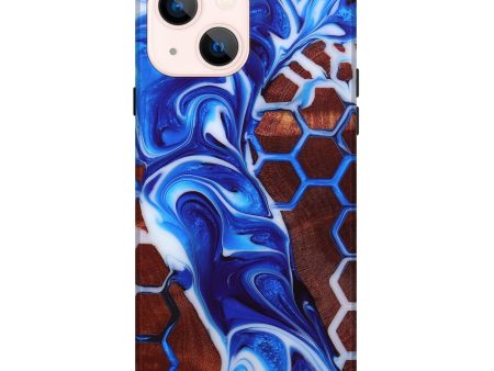 iPhone 14 Plus Wood+Resin Live Edge Phone Case - Irene (Pattern, 652162) For Discount