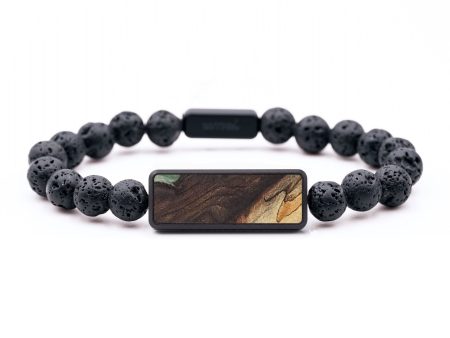 Lava Bead Burl Wood Bracelet - Beckett (Wood Burl, 654773) Sale