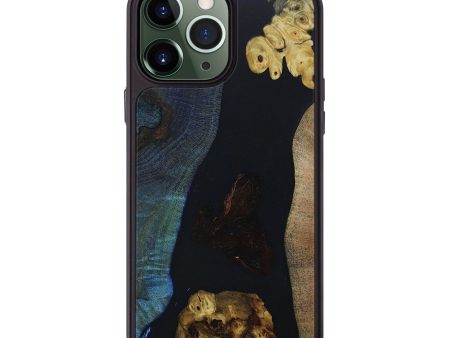 iPhone 13 Pro Max Wood+Resin Phone Case - Tyrone (Mosaic, 649252) For Cheap