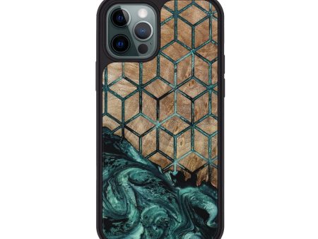 iPhone 12 Pro Wood+Resin Phone Case - Braden (Pattern, 651365) Online Sale