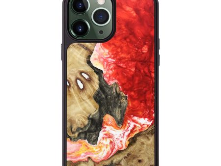 iPhone 13 Pro Max Wood+Resin Phone Case - Thelma (Red, 650825) For Discount