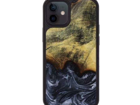 iPhone 12 Wood+Resin Phone Case - Ashleigh (Gunmetal, 649841) Online