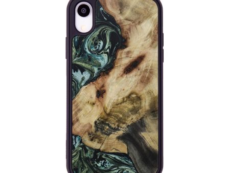 iPhone Xr Wood+Resin Phone Case - Geoffrey (Green, 650850) For Discount