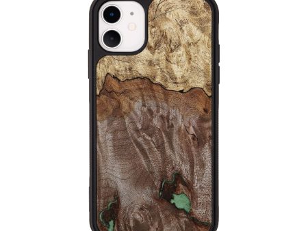 iPhone 11 Wood+Resin Phone Case - Cruz (Wood Burl, 650444) Fashion