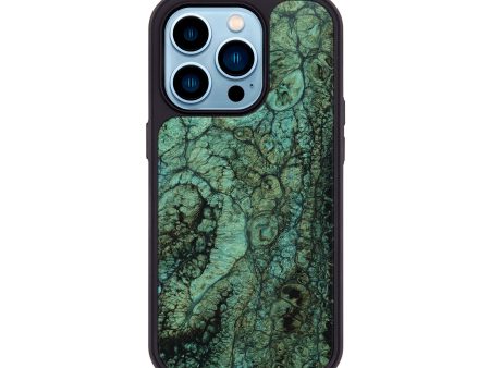 iPhone 14 Pro ResinArt Phone Case - Olga (Green, 650319) Cheap