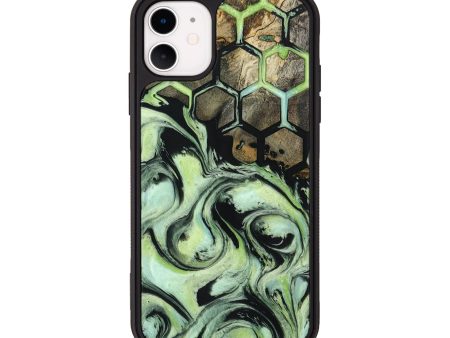 iPhone 11 Wood+Resin Phone Case - Ali (Pattern, 652920) Hot on Sale