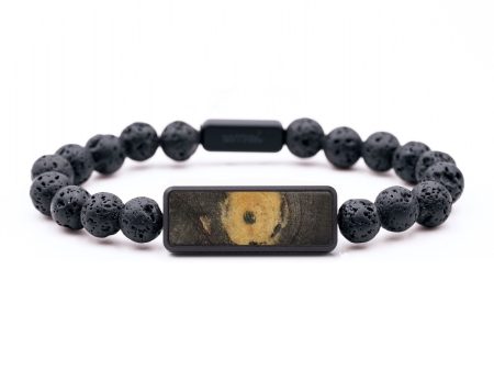 Lava Bead Burl Wood Bracelet - Opal (Wood Burl, 654769) Online Sale