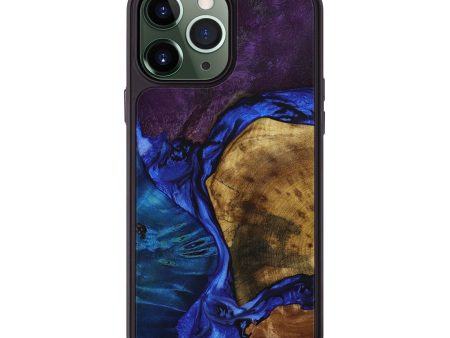 iPhone 13 Pro Max Wood+Resin Phone Case - Camron (Mosaic, 649263) Hot on Sale