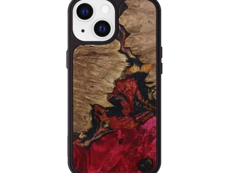 iPhone 13 Wood+Resin Phone Case - Aitana (Mosaic, 652614) For Sale