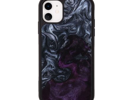 iPhone 11 Wood+Resin Phone Case - Jami (Gunmetal, 649878) Online Hot Sale