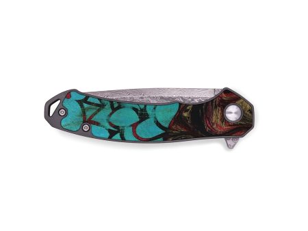 EDC Wood+Resin Pocket Knife - Anastasia (Pattern, 652504) Online Sale