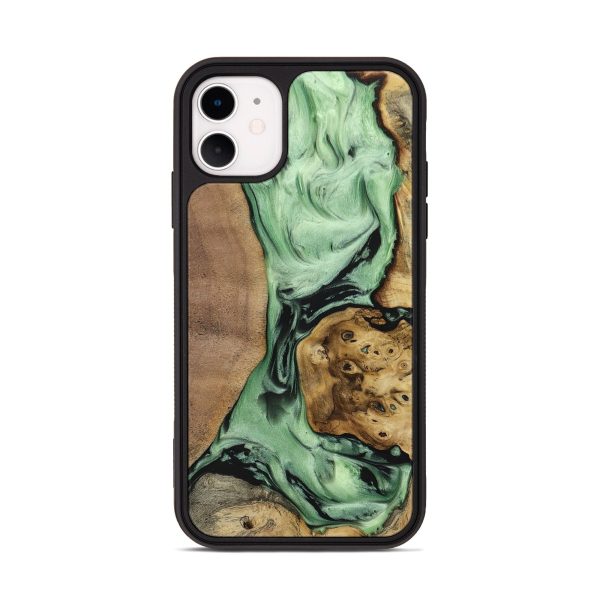 iPhone 11 Wood+Resin Phone Case - Kathryn (Mosaic, 651415) For Cheap