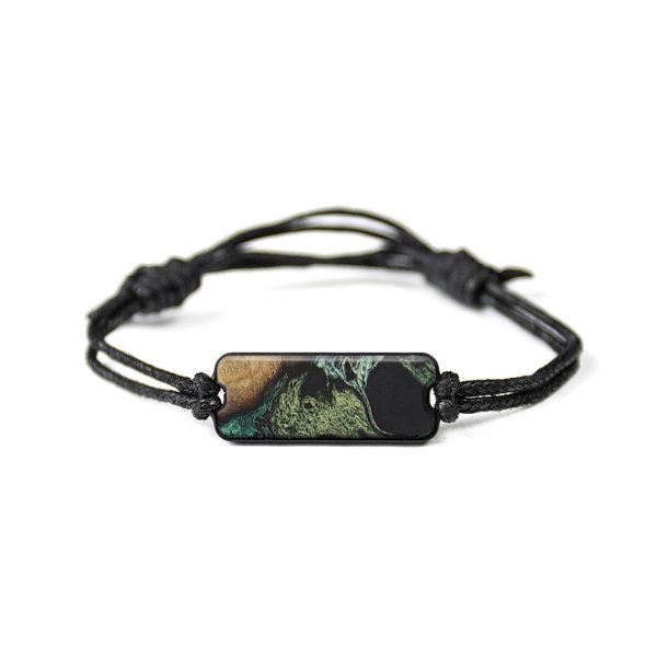 Classic Wood+Resin Bracelet - Skylar (Green, 649375) Hot on Sale