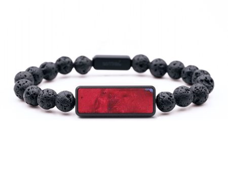 Lava Bead Burl Wood Bracelet - Amari (Wood Burl, 654768) Online now