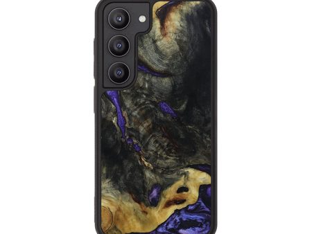 Galaxy S23 Wood+Resin Phone Case - Brantley (Purple, 649202) Online Sale