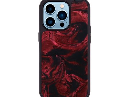 iPhone 14 Pro ResinArt Phone Case - Beau (Red, 651654) Fashion