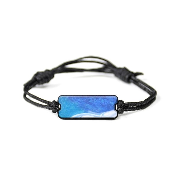 Classic Wood+Resin Bracelet - Tobias (Blue, 649350) Online