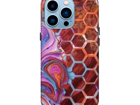 iPhone 14 Pro Wood+Resin Live Edge Phone Case - Nathan (Pattern, 651103) Hot on Sale