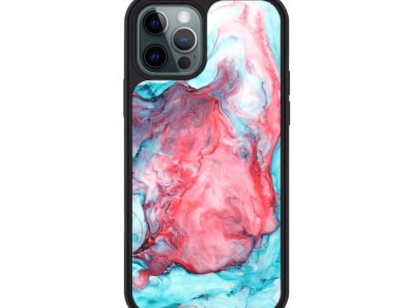 iPhone 12 Pro ResinArt Phone Case - Harlow (Red, 650527) Online now